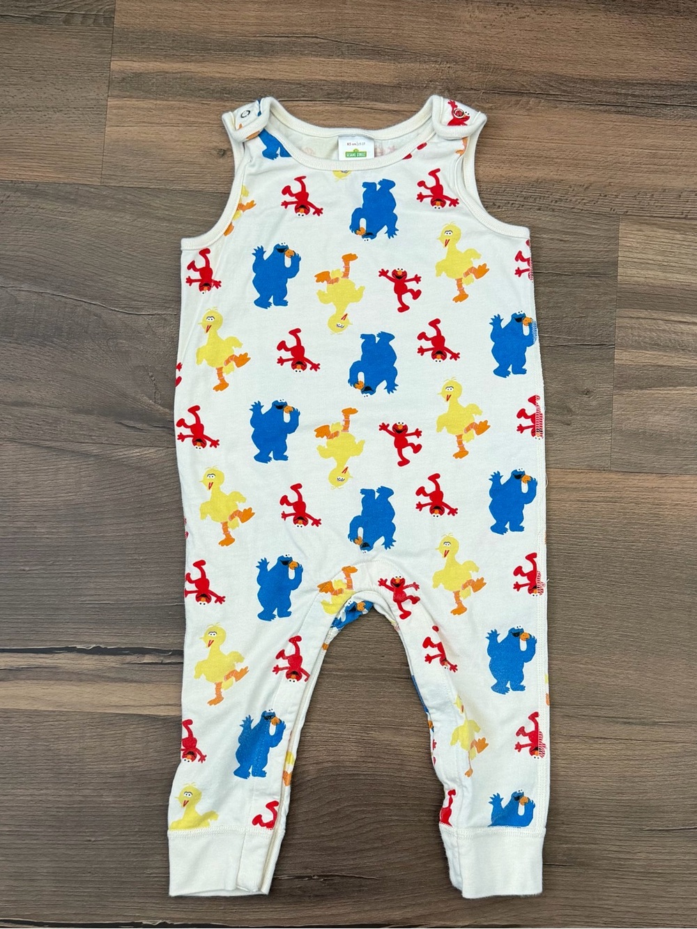 Hanna Andersson Sesame Street Toddler Jumpsuit Size 2T